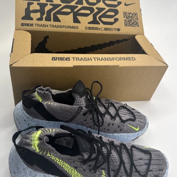 Nike Space Hippie 04 Shoes Men's 8 Gray Blue Athletic Running Sneakers with Box - Picture 1 of 14